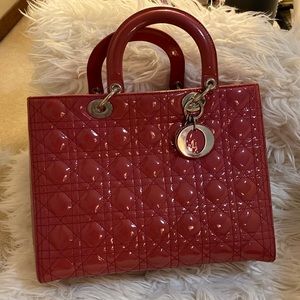 Pinkish red Lady Dior
